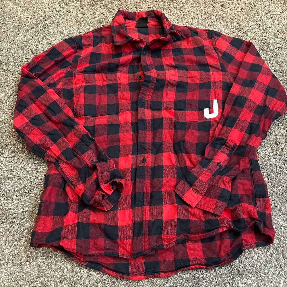 Oakley Flannel Men’s L Large black and red